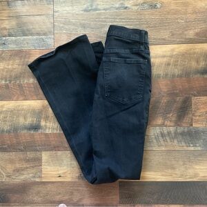 Madewell Black Skinny Flare Jeans 24